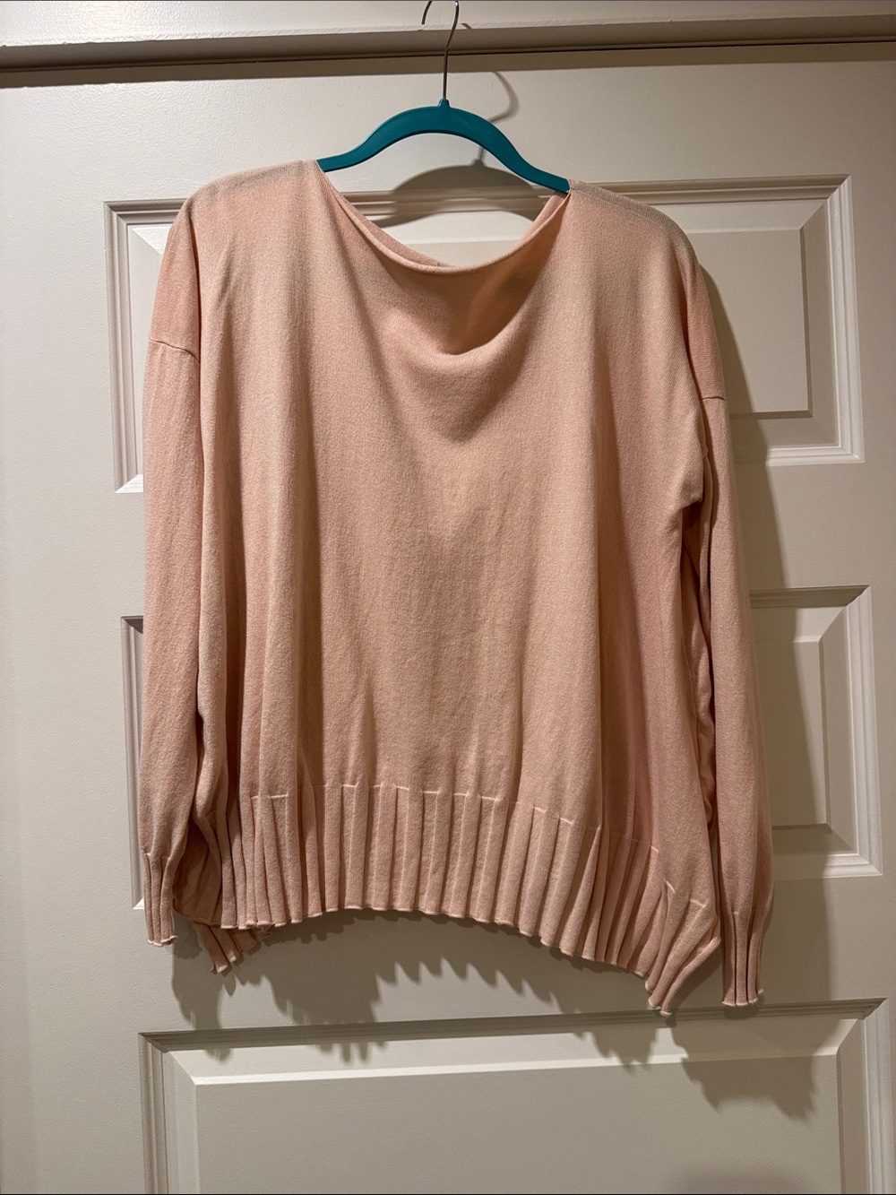 Planet light orange sweater